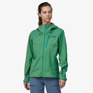 Patagonia Women's Granite Crest Rain Jacket Gather Green Size Small